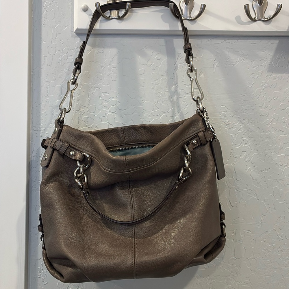 Coach Handbag Grey (Greige/Grey/Taupe)